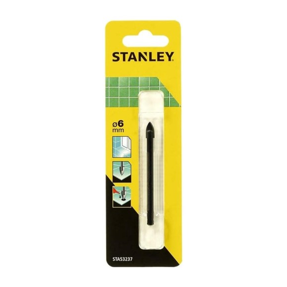 Сверло перьевое по стеклу, керамике 6x58 мм Stanley STA53237-QZ