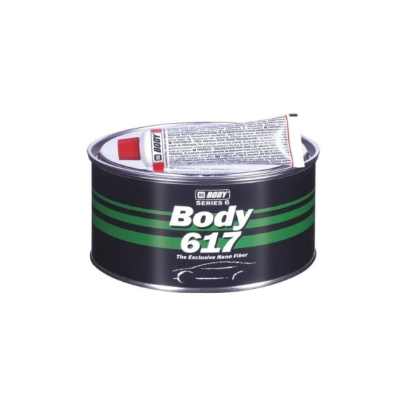 Шпатлевка HB BODY 617 NANO FIBER POLYESTER FILLER 1 кг 6170600001 Шпатлевка HB BODY 617 NANO FIBER POLYESTER FILLER 1 кг 6170600001