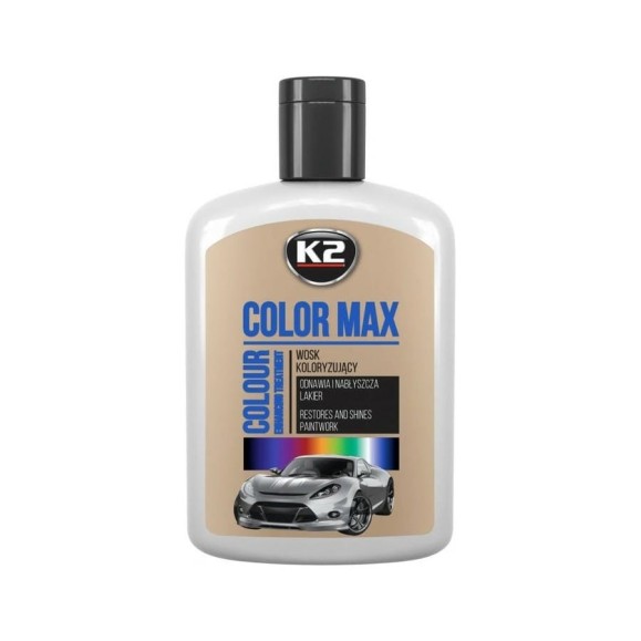 Полироль цветная с воском K2 COLOR MAX 200 мл серебряный EK020SR Полироль цветная с воском K2 COLOR MAX 200 мл серебряный EK020SR