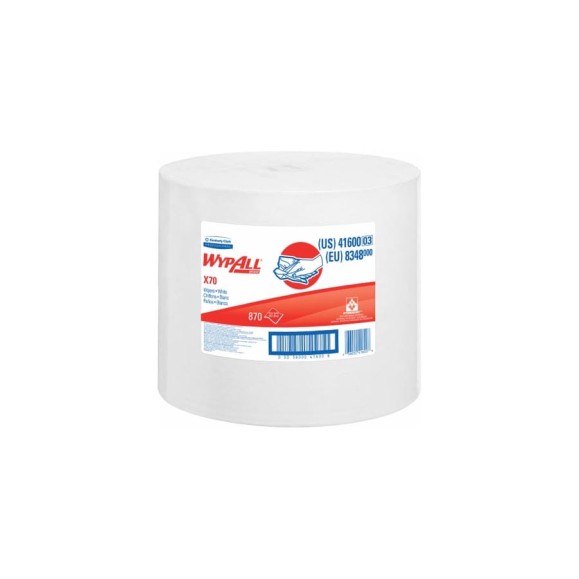 Протирочный материал Kimberly-Clark WypAll X70 большой рулон, белый 8348 Протирочный материал Kimberly-Clark WypAll X70 большой рулон, белый 8348