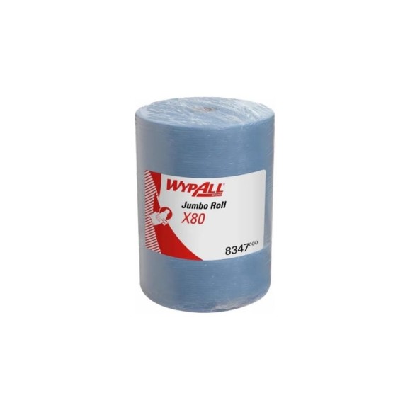 Протирочный материал Kimberly-Clark WypAll X80 голубой, синий 8347 Протирочный материал Kimberly-Clark WypAll X80 голубой, синий 8347