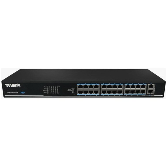 PoE-коммутатор TRASSIR Ethernet TR-NS1026-225-24POE УТ-00036206 PoE-коммутатор TRASSIR Ethernet TR-NS1026-225-24POE УТ-00036206