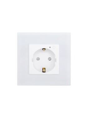 Умная встраиваемая розетка GEOZON WP-01 Wi-Fi, AC100-250В, 16А, 50-60Гц, 3200Вт, white GSH-SSW01