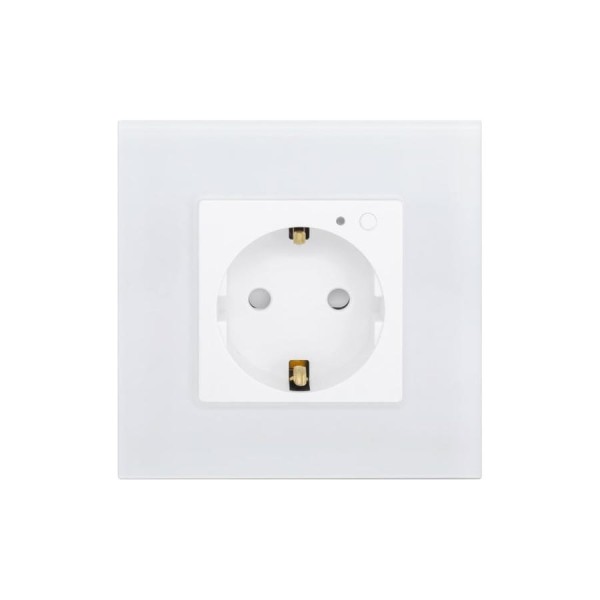 Умная встраиваемая розетка GEOZON WP-01 Wi-Fi, AC100-250В, 16А, 50-60Гц, 3200Вт, white GSH-SSW01