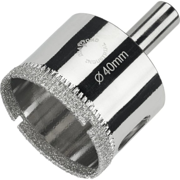 Коронка алмазная по керамике, плитке и стеклу 40 мм Diamond Industrial DIDCBC040 Коронка алмазная по керамике, плитке и стеклу 40 мм Diamond Industrial DIDCBC040