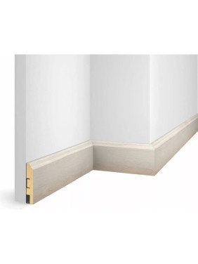 Плинтус COSCA DECOR WP07 экошпон, дуб Коттон, 80x16x2400 мм, МДФ СПБ103252 Плинтус COSCA DECOR WP07 экошпон, дуб Коттон, 80x16x2400 мм, МДФ СПБ103252