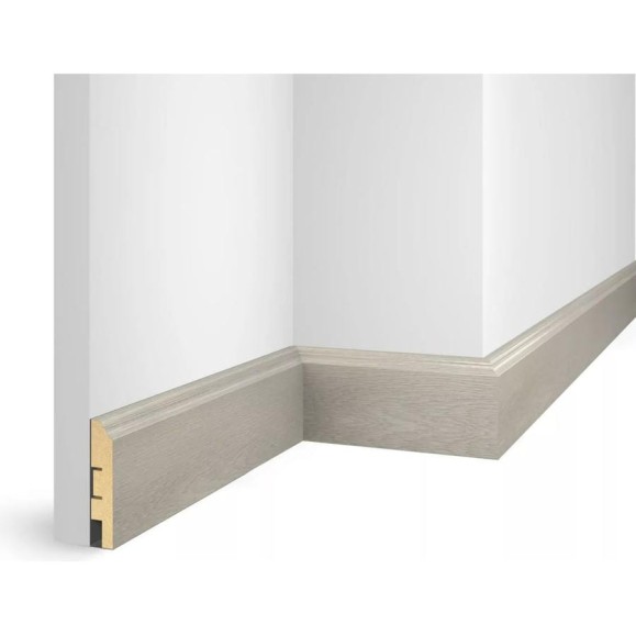 Плинтус COSCA DECOR ЕP07 NanoFlex дуб Анталия, 80x16x2400 мм, МДФ СПБ081690 Плинтус COSCA DECOR ЕP07 NanoFlex дуб Анталия, 80x16x2400 мм, МДФ СПБ081690