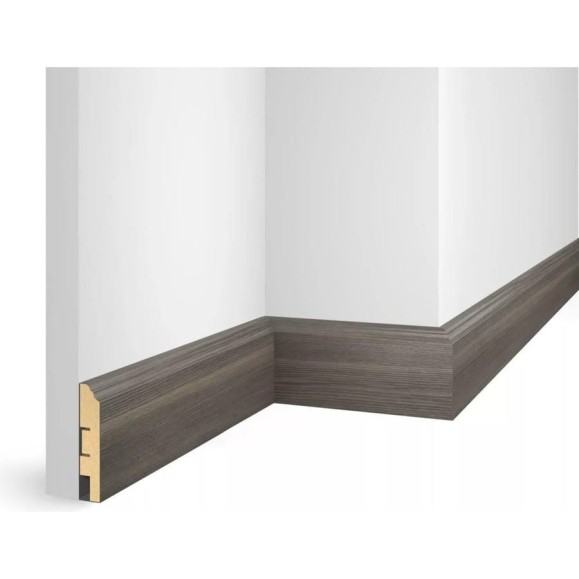 Плинтус COSCA DECOR ЕP07 NanoFlex дуб деревенский, 80x16x2400 мм, МДФ СПБ081590 Плинтус COSCA DECOR ЕP07 NanoFlex дуб деревенский, 80x16x2400 мм, МДФ СПБ081590