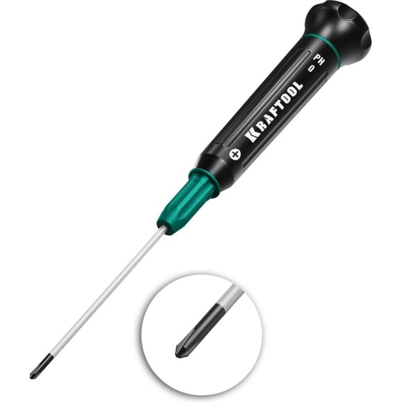 Отвертка для точных работ Kraftool Precision PH 0, 25682-0 Отвертка для точных работ Kraftool Precision PH 0, 25682-0