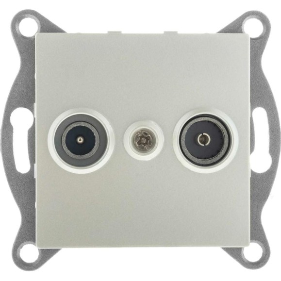 Механизм розетки GUSI ELECTRIC TV+SAT, оконечной, СУ, жемчуг С11TS1-028 Механизм розетки GUSI ELECTRIC TV+SAT, оконечной, СУ, жемчуг С11TS1-028