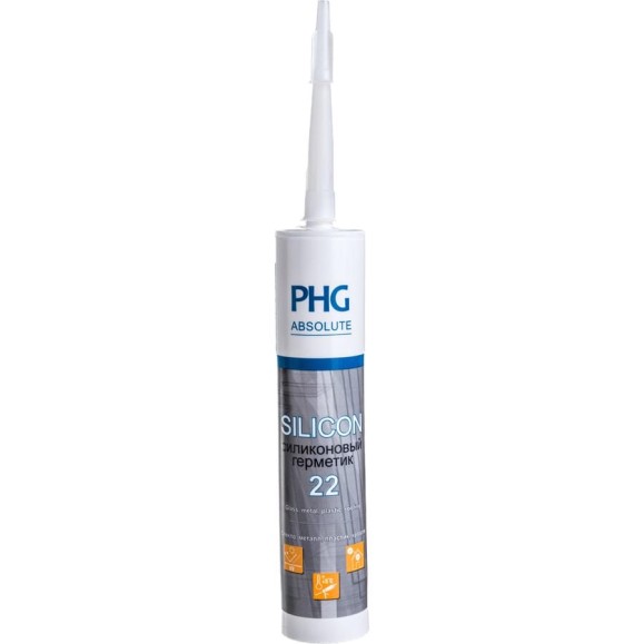 Силиконовый герметик PHG Absolute Silicon прозрачный 280 ml 448744 Силиконовый герметик PHG Absolute Silicon прозрачный 280 ml 448744