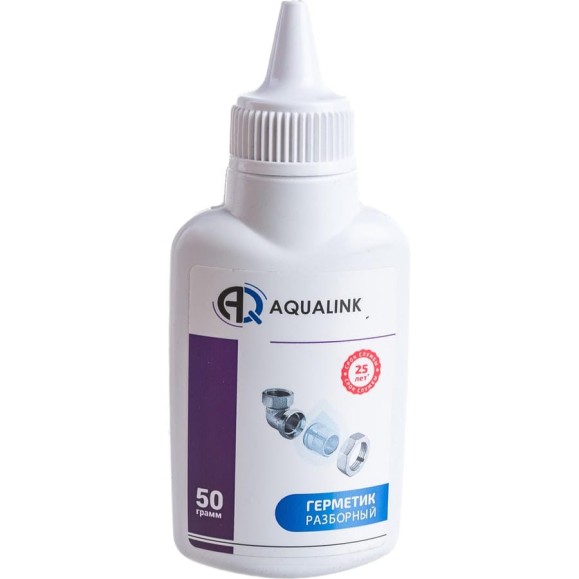 Анаэробный клей-герметик AQUALINK разборный, 50 г 2932 02932 Анаэробный клей-герметик AQUALINK разборный, 50 г 2932 02932
