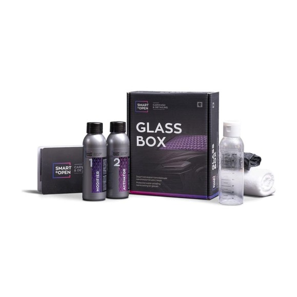Антидождь для стекла авто Smart Open защитное нанопокрытие Glass Box 15GB Антидождь для стекла авто Smart Open защитное нанопокрытие Glass Box 15GB