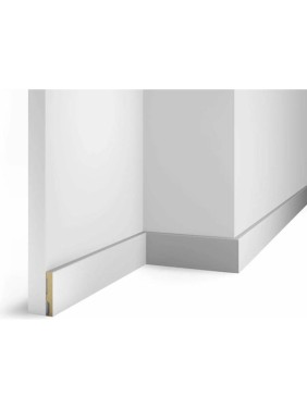 Плинтус COSCA DECOR AP71 под покраску, белый, 58x10x2400 мм, МДФ СПБ098259