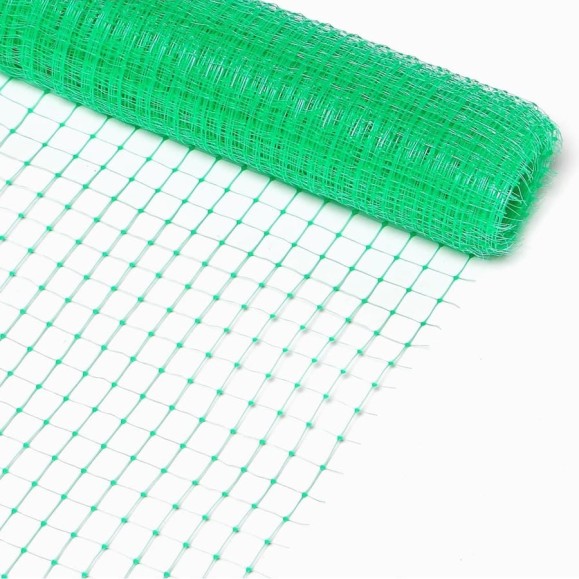 Мягкая садовая сетка для птичников Greengo 1x10 м, ячейка 13x13 мм, зеленая 3299381 Мягкая садовая сетка для птичников Greengo 1x10 м, ячейка 13x13 мм, зеленая 3299381