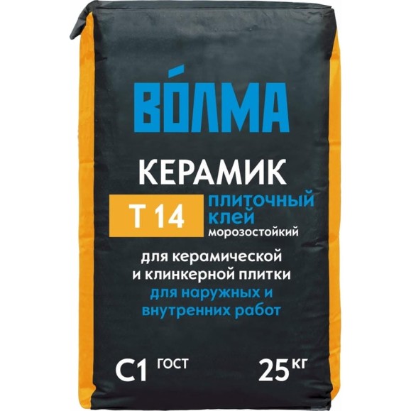Плиточный клей Волма Керамик С1, 25 кг Плиточный клей Волма Керамик С1, 25 кг
