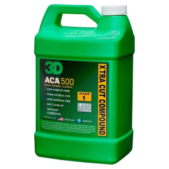 Паста абразивная ACA 500 X-TRA Cut Compound 500G01 3.78 л 3D 020558 Паста абразивная ACA 500 X-TRA Cut Compound 500G01 3.78 л 3D 020558