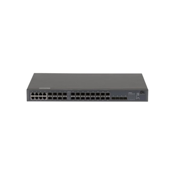 Управляемый коммутатор GIGALINK L2+, 24 порта 1000BaseX SFP8 Combo GL-SW-G201-28SC Управляемый коммутатор GIGALINK L2+, 24 порта 1000BaseX SFP8 Combo GL-SW-G201-28SC