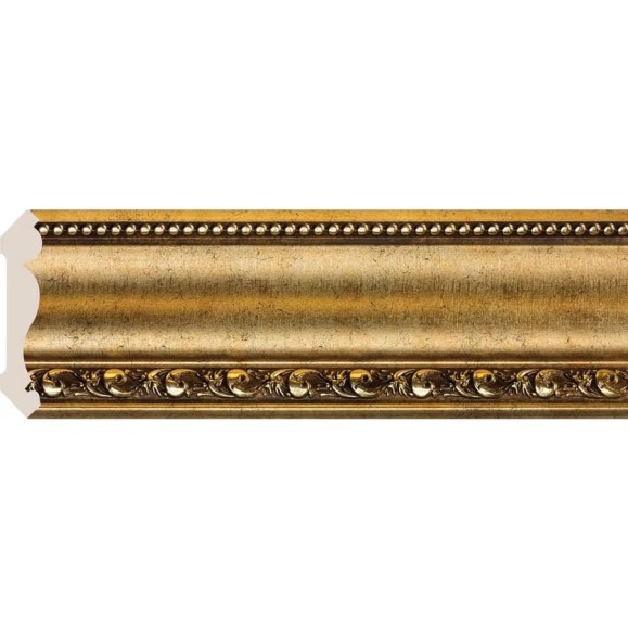 Карниз Cosca Decor 155-552 интерьерный багет, 70 мм, античное золото СПБ016634 Карниз Cosca Decor 155-552 интерьерный багет, 70 мм, античное золото СПБ016634