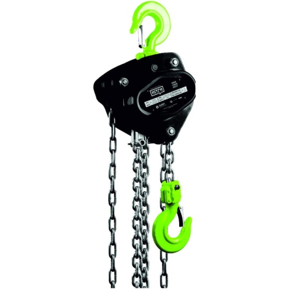 Ручная цепная таль HITCH CH200-G, 1 т, 6 м, гальваническая цепь SZ060844
