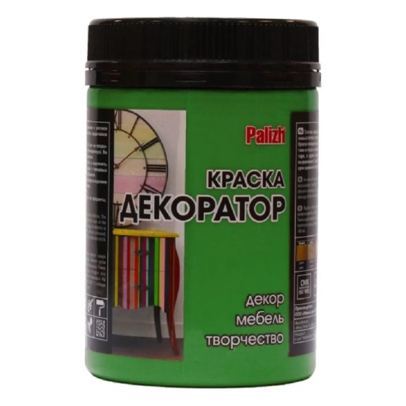 Акриловая краска-колер Palizh №131 зеленый, 0,32 кг 11605820 Акриловая краска-колер Palizh №131 зеленый, 0,32 кг 11605820
