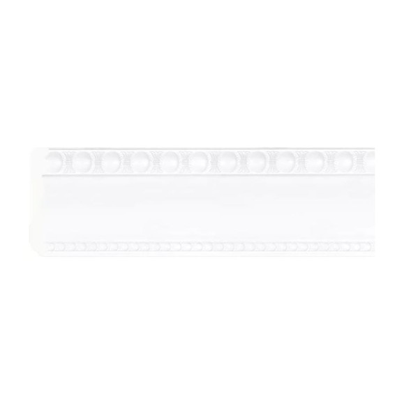 Карниз Cosca Decor 80 мм, интерьерный багет, белый матовый СПБ048162