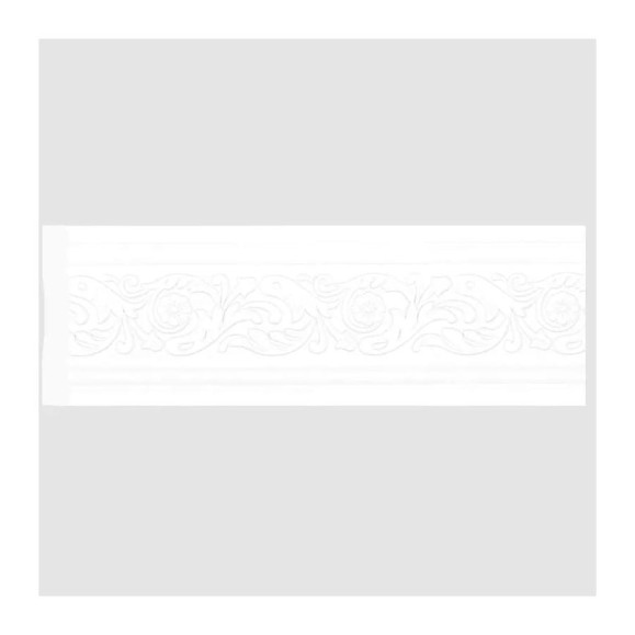 Молдинг Cosca Decor интерьерный багет, 100 мм, белый матовый СПБ048176