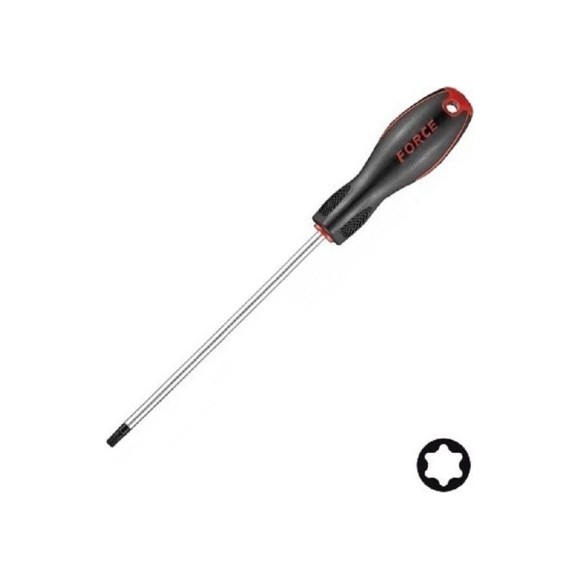Отвертка торкс Т10, жало L=100 mm FORCE 71610 Отвертка торкс Т10, жало L=100 mm FORCE 71610