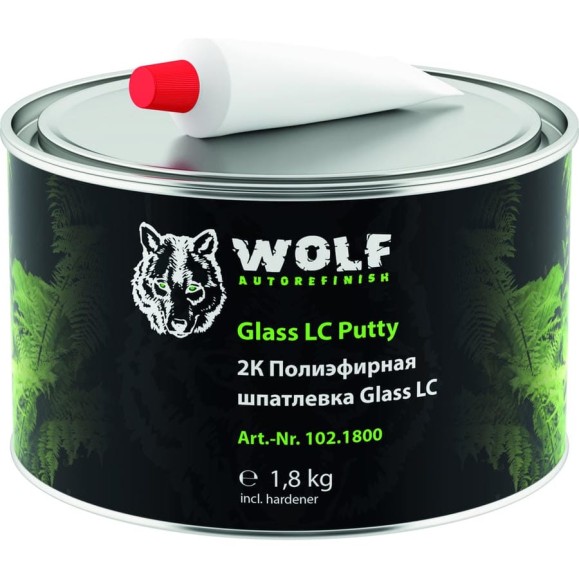 Полиэфирная шпатлевка WOLF Glas LC 8735 1.8 кг + отвердитель 102.1800 Полиэфирная шпатлевка WOLF Glas LC 8735 1.8 кг + отвердитель 102.1800