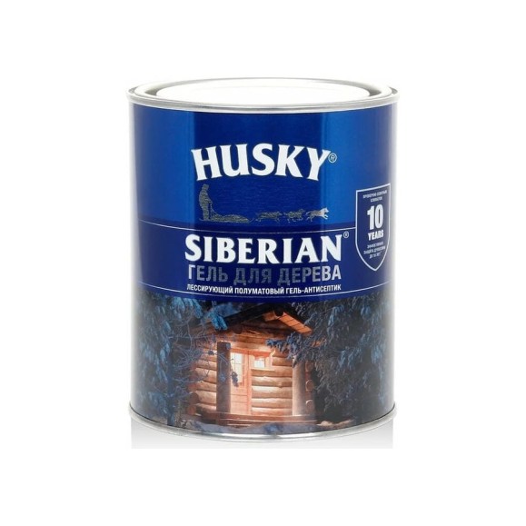 Гель-антисептик для дерева HUSKY SIBERIAN полуматовый орегон 0,9 л 25278 Гель-антисептик для дерева HUSKY SIBERIAN полуматовый орегон 0,9 л 25278