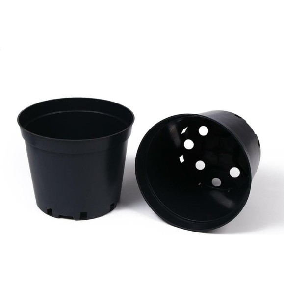 Горшок для рассады Greengo круглый, 5 л, 22x18 см, черный 5397799 Горшок для рассады Greengo круглый, 5 л, 22x18 см, черный 5397799
