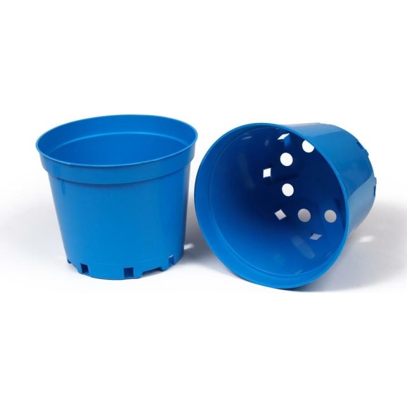 Горшок для рассады Greengo круглый, 5 л, 22x18 см, голубой 7049577 Горшок для рассады Greengo круглый, 5 л, 22x18 см, голубой 7049577