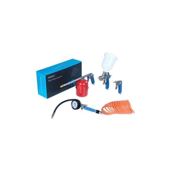 Набор пневмоинструмента NORDBERG 5 предметов NP05KIT Набор пневмоинструмента NORDBERG 5 предметов NP05KIT