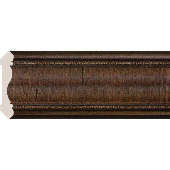 Карниз Cosca Decor 174-2 интерьерный багет, 60 мм, красное дерево СПБ016765