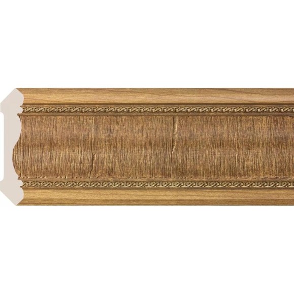 Карниз Cosca Decor 174-4 интерьерный багет, 60 мм, дуб светлый СПБ016767