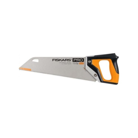 Ножовка по дереву Fiskars PowerTooth 380 мм 9 зубьев на дюйм 1062930 Ножовка по дереву Fiskars PowerTooth 380 мм 9 зубьев на дюйм 1062930