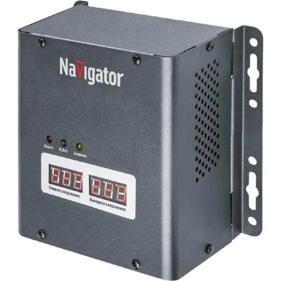 Стабилизатор напряжения Navigator NVR-RW1-1000 61775 Стабилизатор напряжения Navigator NVR-RW1-1000 61775