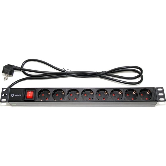 Блок розеток 5bites 8 розеток, огнеупорный пластик, 1U, 19", VDE 2м PDU819P-01 Блок розеток 5bites 8 розеток, огнеупорный пластик, 1U, 19", VDE 2м PDU819P-01