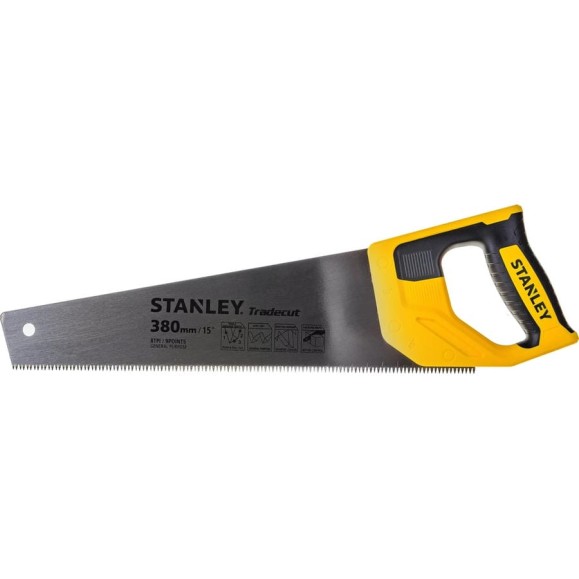 Ножовка по дереву Stanley TRADECUT с закаленным зубом, 7 Х 380мм STHT20348-1 Ножовка по дереву Stanley TRADECUT с закаленным зубом, 7 Х 380мм STHT20348-1