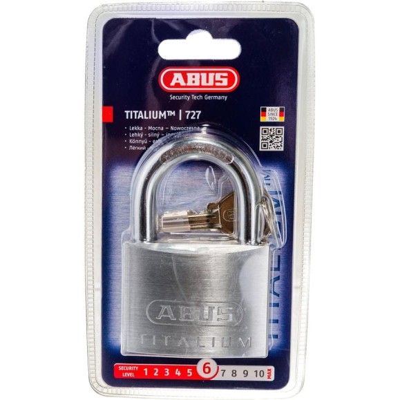Навесной замок ABUS 727TI/60 C/BLISTER 26666 Навесной замок ABUS 727TI/60 C/BLISTER 26666