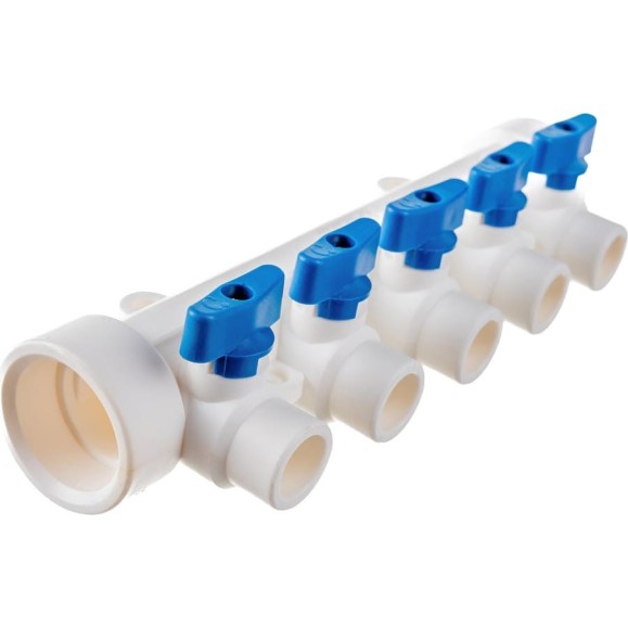Коллектор TEBO PPR 40x20x5 выходов 030091274 Коллектор TEBO PPR 40x20x5 выходов 030091274