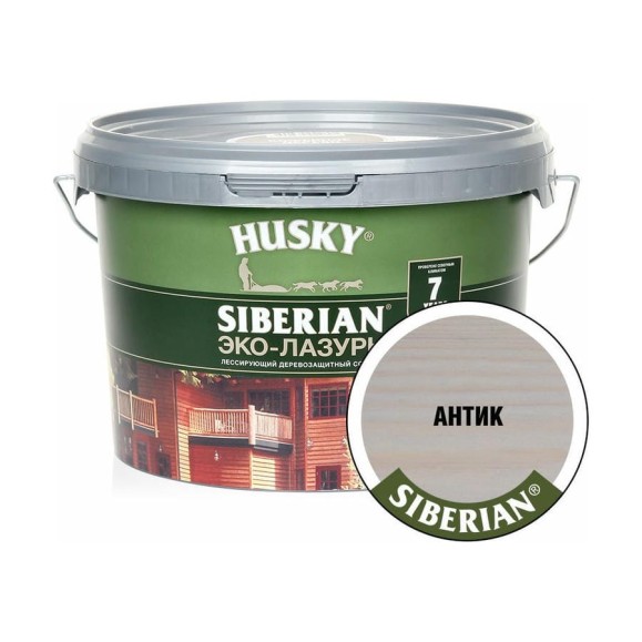 Эко-лазурь HUSKY антик 2,5 л 25190 Эко-лазурь HUSKY антик 2,5 л 25190