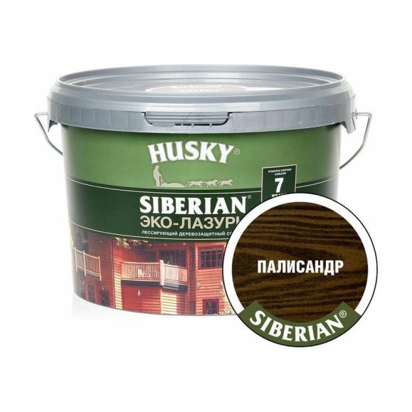 Эко-лазурь HUSKY палисандр 2,5 л 25209 Эко-лазурь HUSKY палисандр 2,5 л 25209