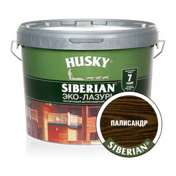 Эко-лазурь HUSKY палисандр 9 л 25229 Эко-лазурь HUSKY палисандр 9 л 25229