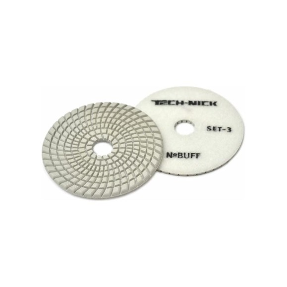 Круг алмазный гибкий шлифовальный АГШК Set-3 100x3.5 мм, №BUFF, wet/dry TECH-NICK 111120005