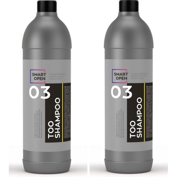 Высокопенный ручной автошампунь без фосфата и растворителей Smart Open 03 TOO SHAMPOO 1 л, набор 2 шт. 15031нб Высокопенный ручной автошампунь без фосфата и растворителей Smart Open 03 TOO SHAMPOO 1 л, набор 2 шт. 15031нб