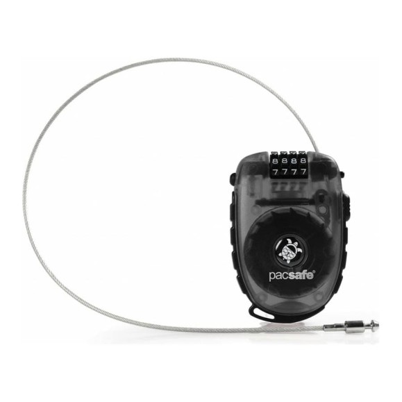 Кодовый замок с тросом Pacsafe Retractasafe 250, серый 10280109 Кодовый замок с тросом Pacsafe Retractasafe 250, серый 10280109