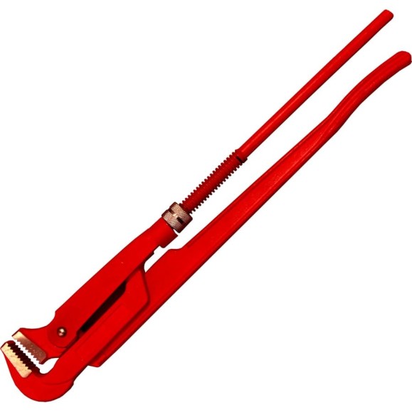 Трубный рычажный ключ PQtools №3, 2, цельнокованный, прямые губки Лк-00002652