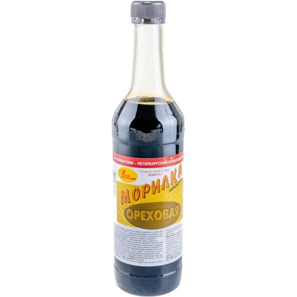 Неводная морилка НОВБЫТХИМ орех, 0.5 л 1805 Неводная морилка НОВБЫТХИМ орех, 0.5 л 1805
