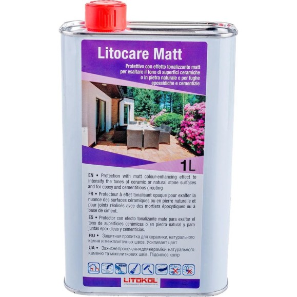 Защитная пропитка с усилением цвета LITOKOL LITOCARE MATT 1 L 479790002 Защитная пропитка с усилением цвета LITOKOL LITOCARE MATT 1 L 479790002